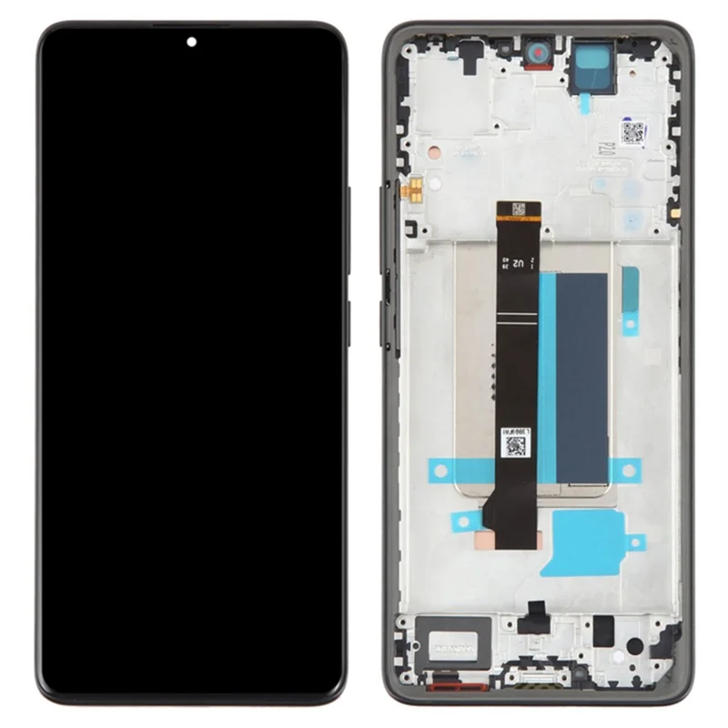 For Xiaomi Redmi Note 13 Pro+ 5G Grade C LCD Screen and Digitizer Assembly + Frame Part (TFT) (Without Logo) - Black