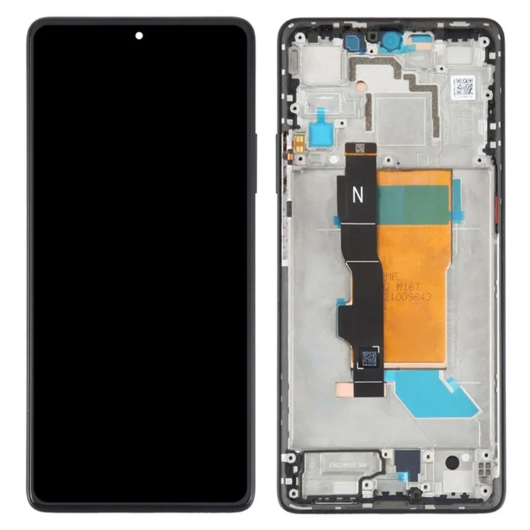 For Xiaomi Poco F5 5G / Redmi Note 12 Turbo Grade C LCD Screen and Digitizer Assembly + Frame Part (TFT) (Without Logo) - Black