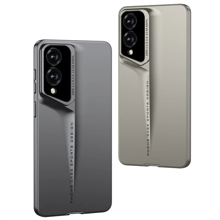 Étui GKK pour Samsung Galaxy S25 Edge - Coque de protection rigide en PC ultra-fine - Gris