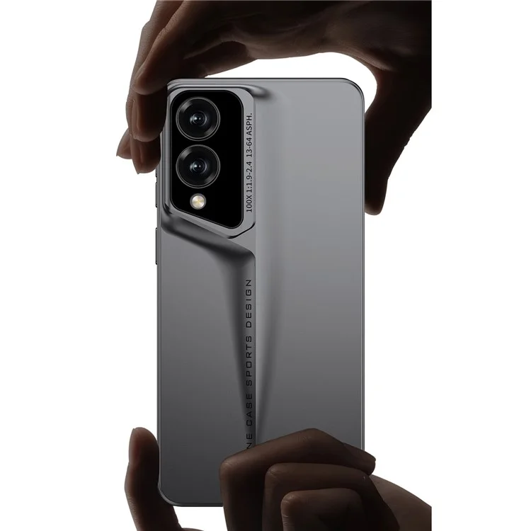 Étui GKK pour Samsung Galaxy S25 Edge - Coque de protection rigide en PC ultra-fine - Gris