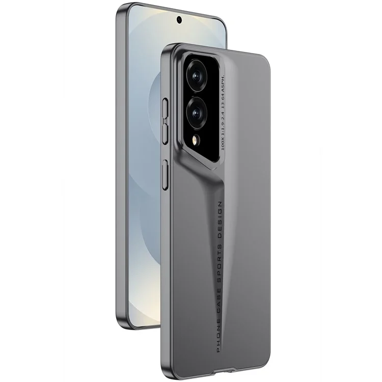Étui GKK pour Samsung Galaxy S25 Edge - Coque de protection rigide en PC ultra-fine - Gris