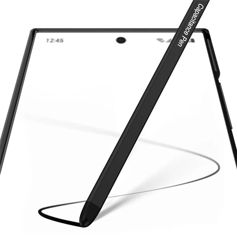GKK For Samsung Galaxy S25 Edge Case with Stylus Slim Hard PC Protective Phone Cover - Titanium Grey