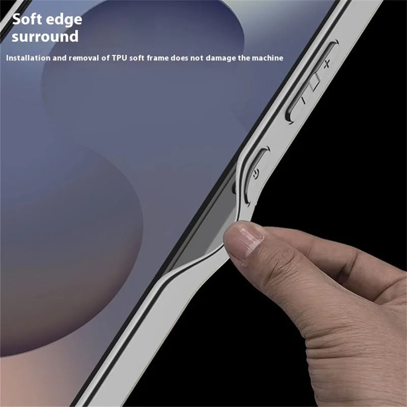 GKK For Samsung Galaxy S25 Ultra Case Deer Pattern Electroplating TPU + PC + PU Phone Back Cover - Black