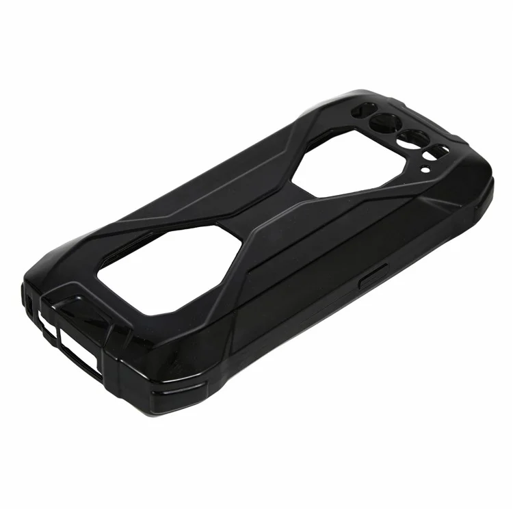 Чехол для Blackview BV7300 - мягкий ТПУ чехол с защитой от падения, черный