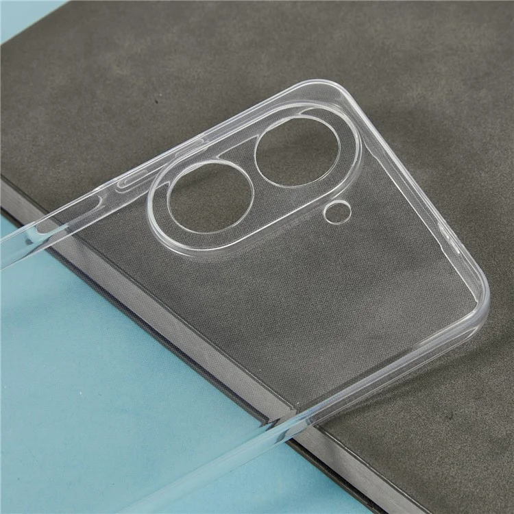 Funda de teléfono Ultra Delgada Flexible de TPU Transparente para Xiaomi Redmi A5 4G
