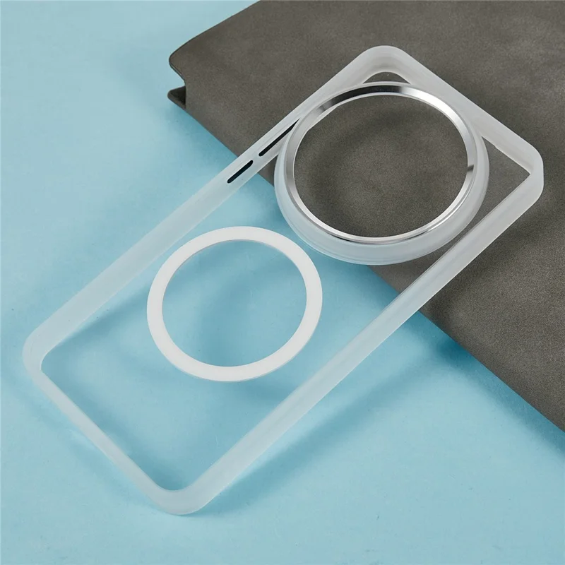 FULEXIN Funda Magnética Antigolpes TPU + PC para Xiaomi 15 Ultra con Botones Metálicos - Transparente