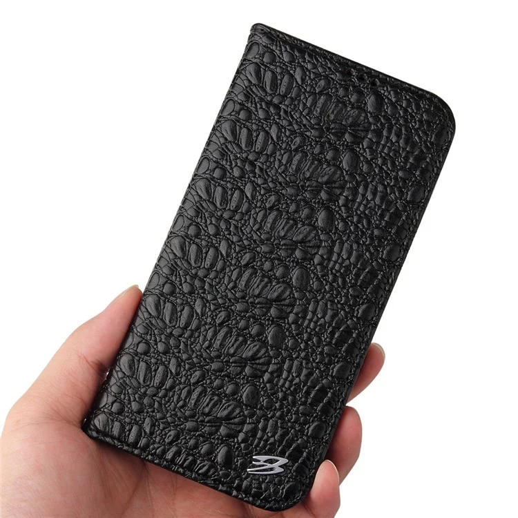 Caixa de Telefone Protetora Para Iphone 14 Pro Max Wallet Stand Auto-absorvido Pela Camada Magnética de Couro de Couro de Couro de Couro - Preto