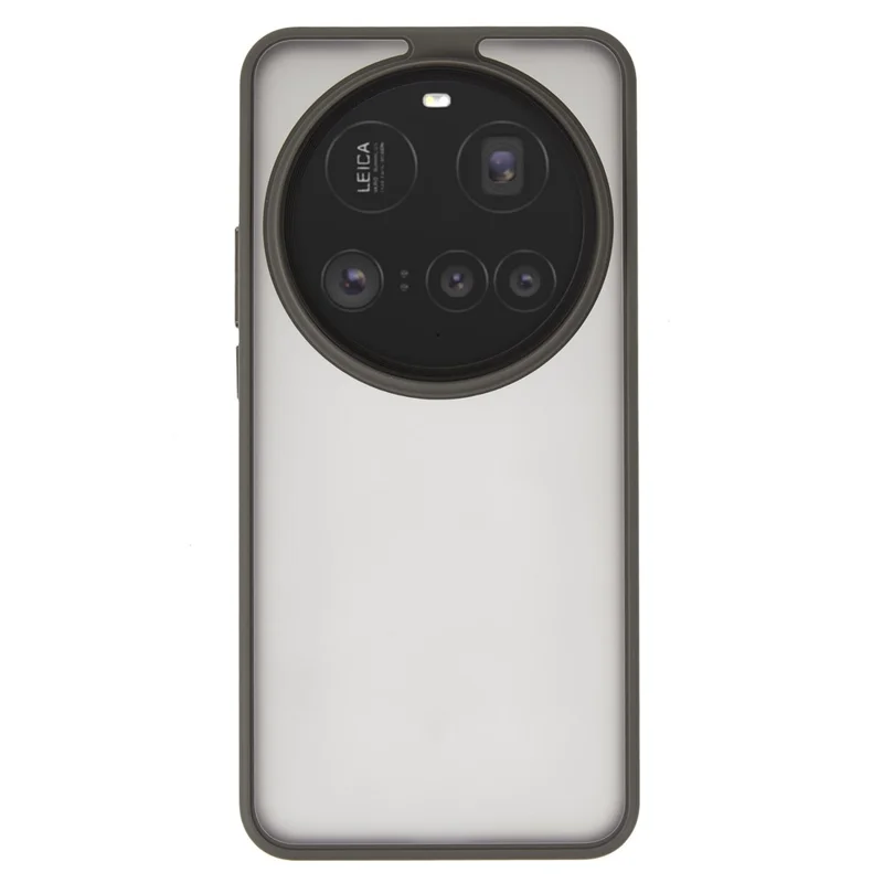 For Xiaomi 15 Ultra Case Shockproof TPU + PC Phone Back Cover with Metal Buttons - Titanium Grey