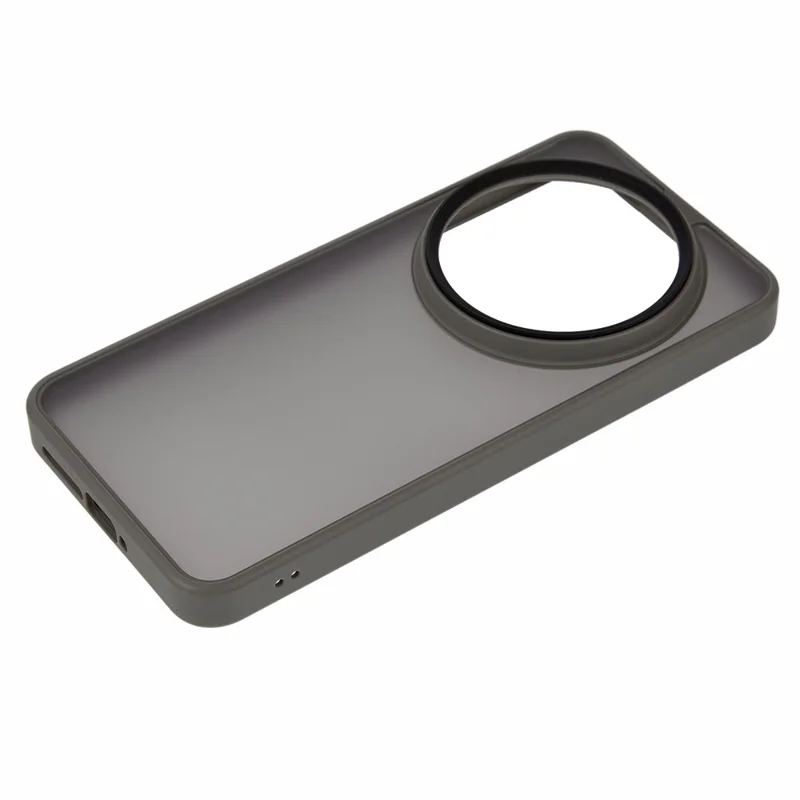 For Xiaomi 15 Ultra Case Shockproof TPU + PC Phone Back Cover with Metal Buttons - Titanium Grey