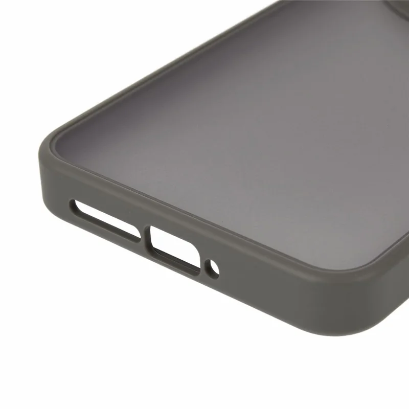 For Xiaomi 15 Ultra Case Shockproof TPU + PC Phone Back Cover with Metal Buttons - Titanium Grey