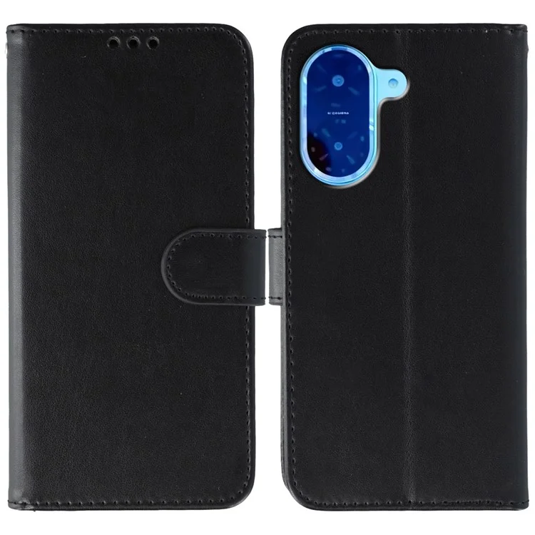 Funda de Cuero Tipo Cartera para Xiaomi Redmi A5 4G con Correa - Negro