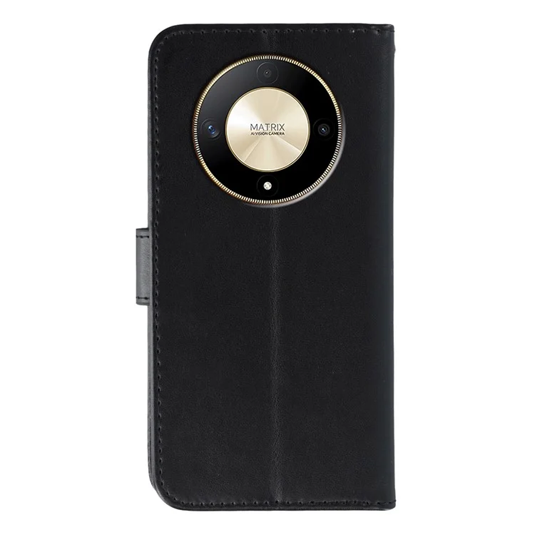 Capa de Telefone Para Honor Magic6 Lite 5G / X50 5G / X50 GT 5G / X50 Pro 5G / X9b 5G Couro PU Carteira Flip com Alça - Preto