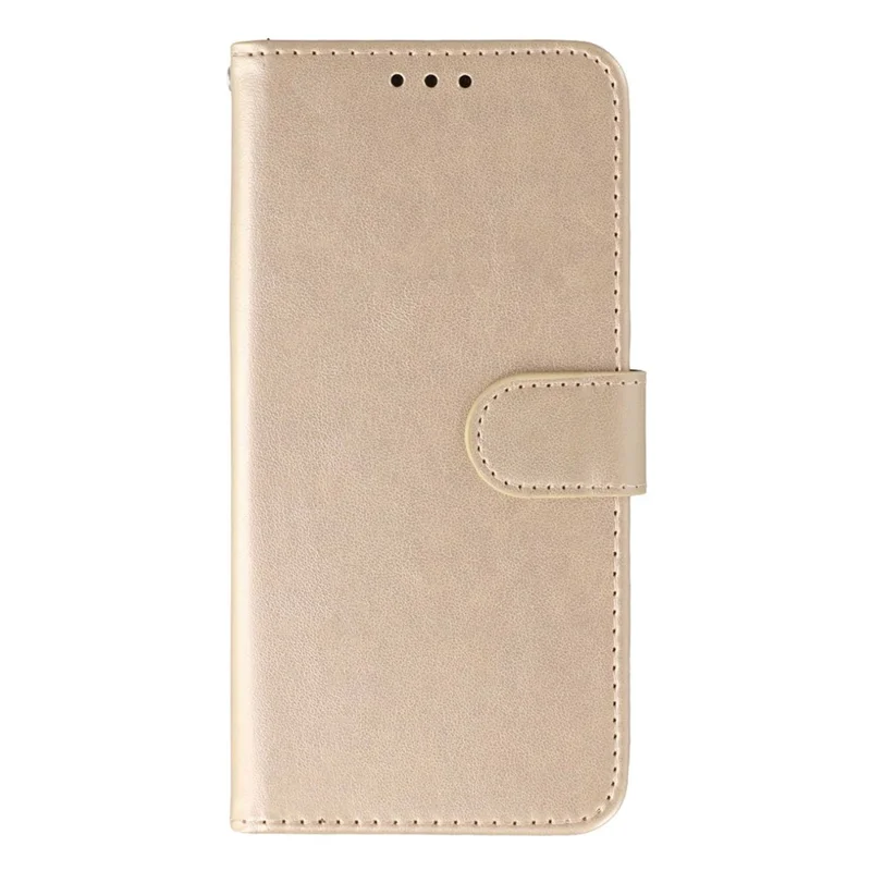 For Samsung Galaxy S25 Edge Cases PU Leather Flip Wallet Phone Cover with Strap - Rose Gold