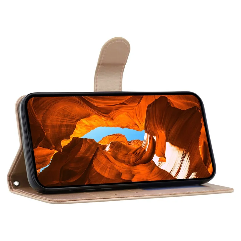 For Xiaomi 13T Pro  /  13T  /  Redmi K60 Ultra Cases PU Leather Flip Wallet Phone Cover with Strap - Rose Gold