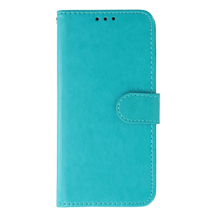 Para Xiaomi Poco C75 4G Capas de Couro PU Flip Carteira Capa de Celular com Alça - Azul