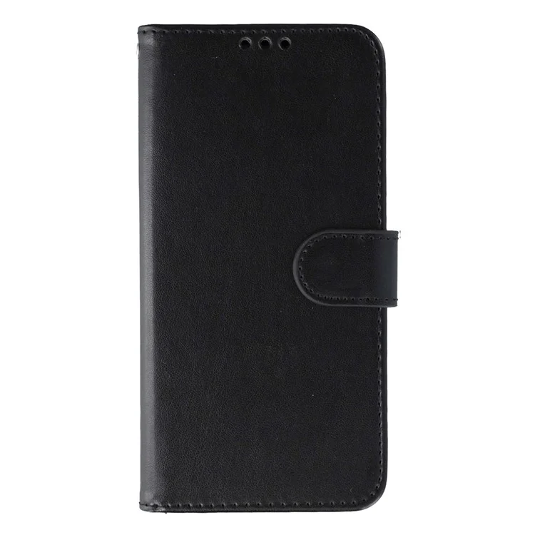 For OnePlus Nord CE4 Lite 5G Cases PU Leather Flip Wallet Phone Cover with Strap - Black