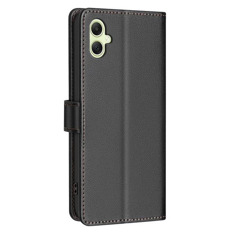 BINFEN COLOR BF32 Capa Carteira de Couro para Samsung Galaxy F06 5G / M06 5G com Bloqueio RFID - Preto
