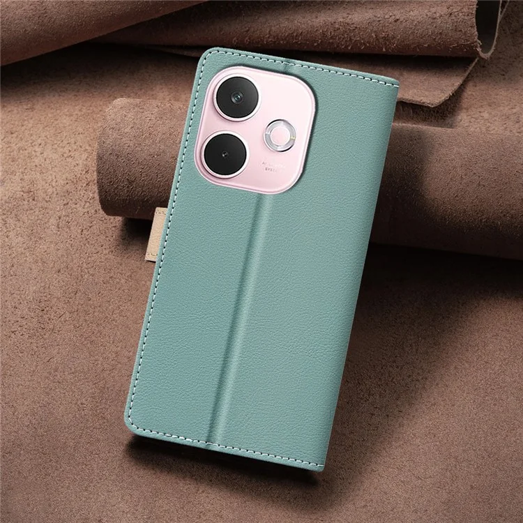 BINFEN COLOR BF33 For Oppo A5 Pro 4G (Global) / 5G (Global) / A5 Energy 5G (China) Leather Case RFID Blocking Wallet Stand Phone Cover - Green