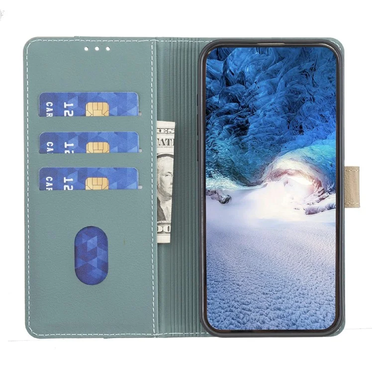 BINFEN COLOR BF33 For Oppo A5 Pro 4G (Global) / 5G (Global) / A5 Energy 5G (China) Leather Case RFID Blocking Wallet Stand Phone Cover - Green