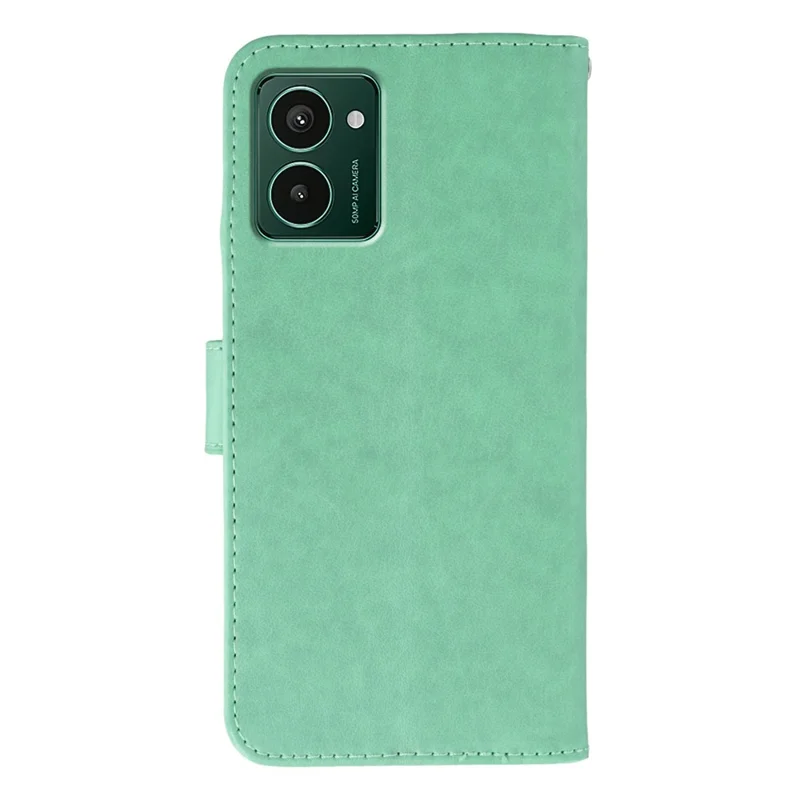 For HMD Pulse Pro Cases PU Leather Flip Wallet Phone Cover with Strap - Green