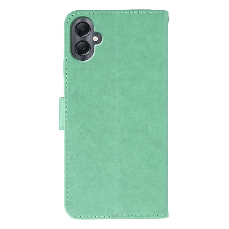For Samsung Galaxy A07 4G / A06 4G / A06 5G Cases PU Leather Flip Wallet Phone Cover with Strap - Green