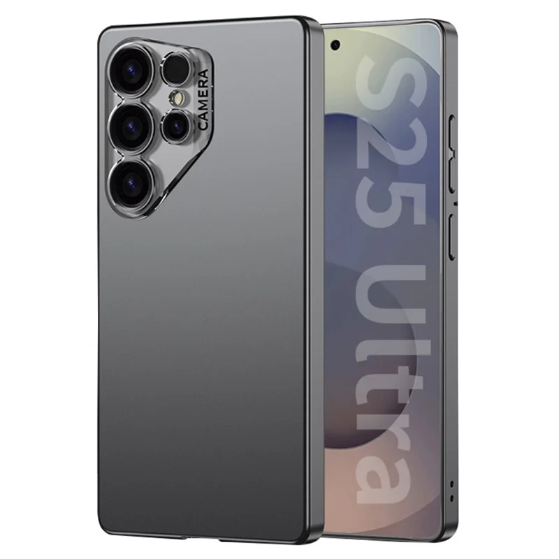 GKK For Samsung Galaxy S25 Ultra Case Protective Hard PC Phone Back Cover with Clear Lens Hole - Grey