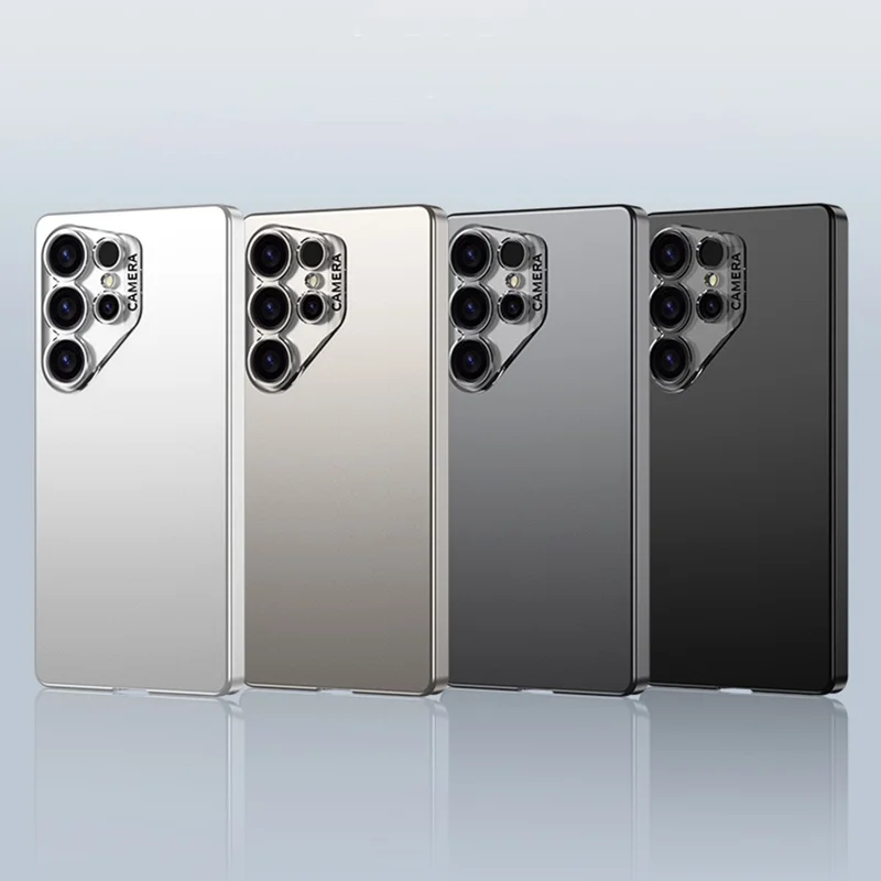 GKK For Samsung Galaxy S25 Ultra Case Protective Hard PC Phone Back Cover with Clear Lens Hole - Grey