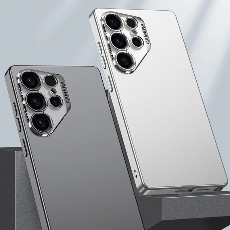 GKK For Samsung Galaxy S25 Ultra Case Protective Hard PC Phone Back Cover with Clear Lens Hole - Grey