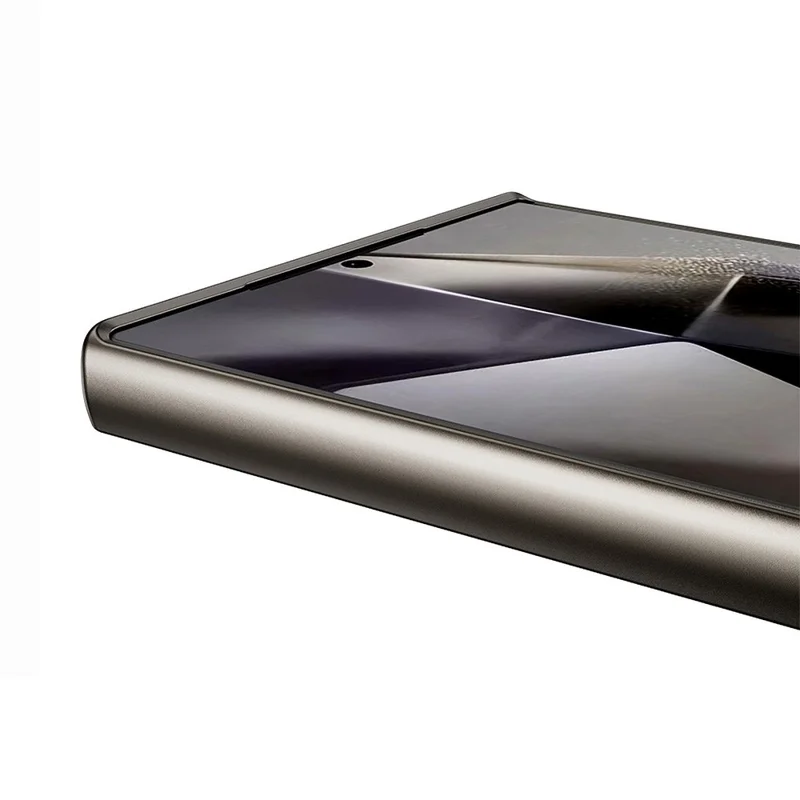 GKK For Samsung Galaxy S24 Ultra Case with Stylus Skin Touch PU + TPU + PC Phone Back Cover - Carbon Fiber Texture