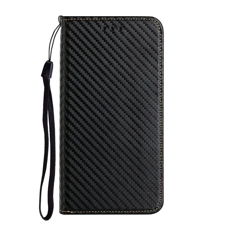 For Samsung Galaxy A36 5G Case Leather Flip Phone Cover Stand Strong Magnetic Closure - Black