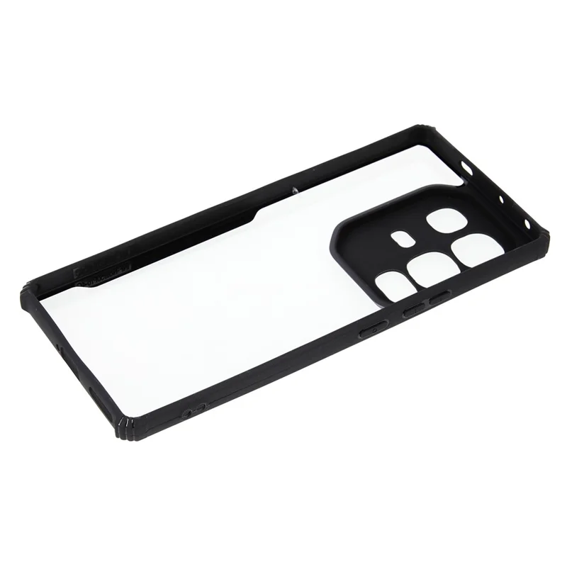 Capa para Infinix Note 50 Pro 4G / Note 50 4G com Cantos Reforçados, TPU + Acrílico, Capa Transparente para Celular