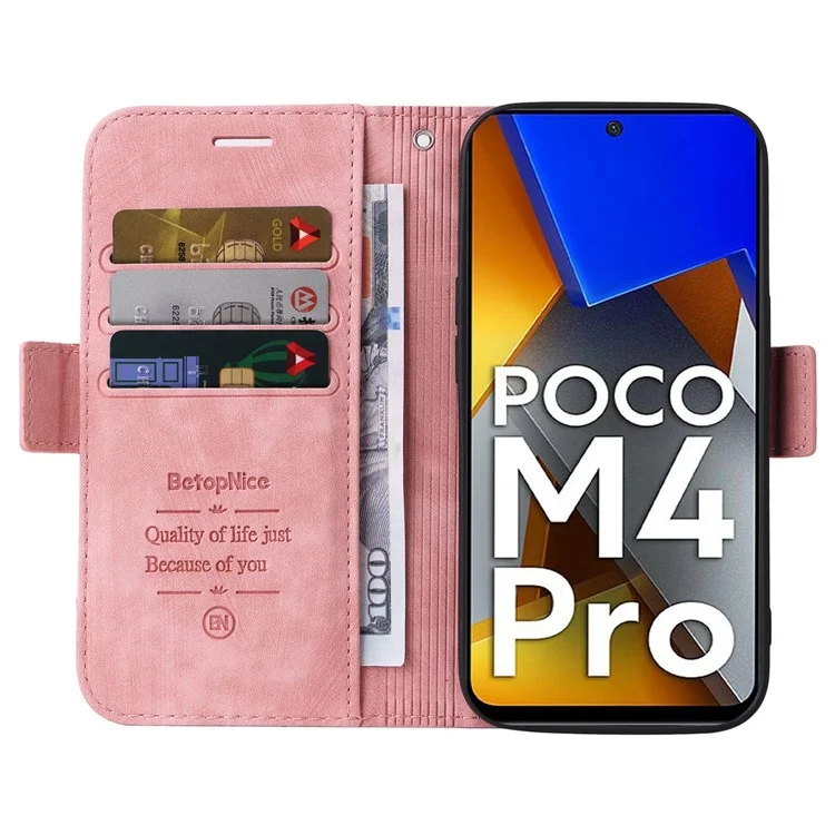 Betopnice 001 Для Xiaomi Poco M4 Pro 4g. - Розовый