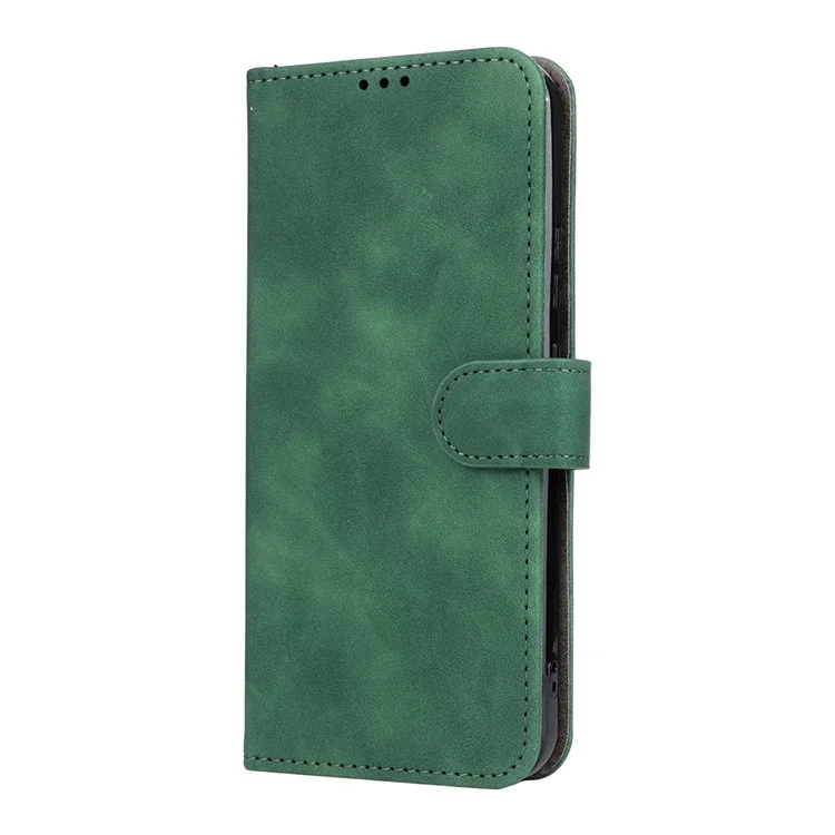 For Infinix Note 50 Pro 4G Leather Case Skin Feel Anti Drop Wallet Flip Phone Cover - Green