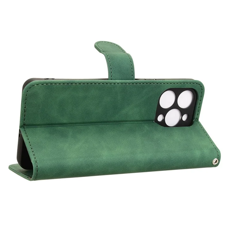 Per Doogee Note 58 Pro / Note 58 Custodia in Pelle Effetto Morbido Antiurto Portafoglio Flip Cover Telefono - Verde