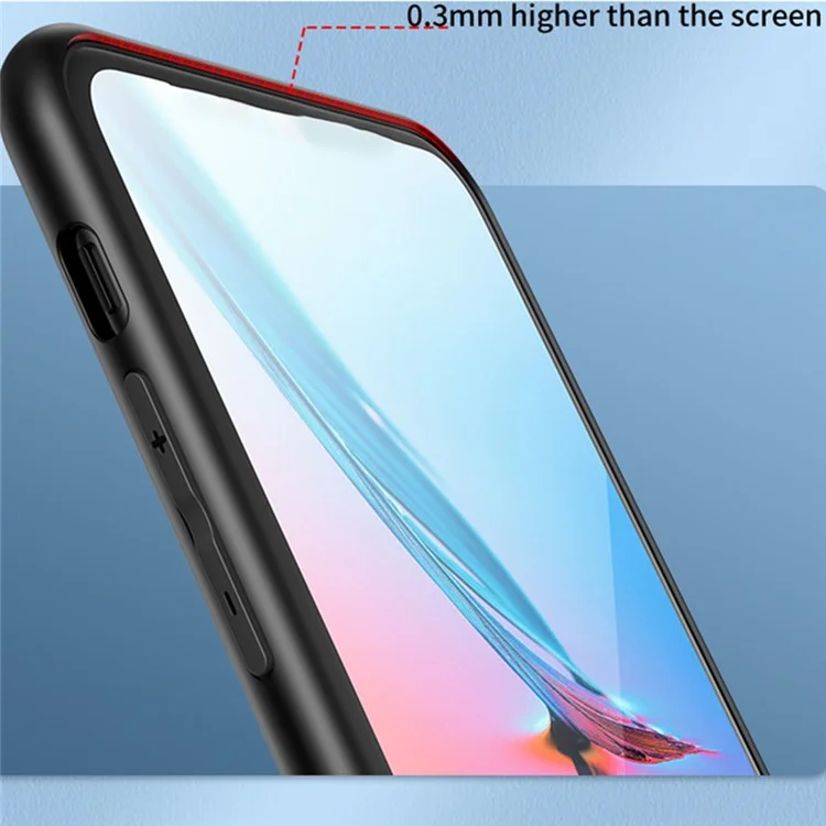 For Xiaomi Redmi Note 14 5G Case Butterfly Pattern TPU + Tempered Glass Protective Phone Cover - Phantom Butterfly