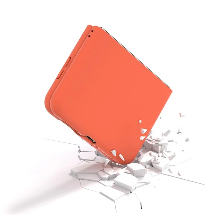 For Huawei Pura X Case Skin-Touch Texture Hard PC Folding Phone Cover - Orange