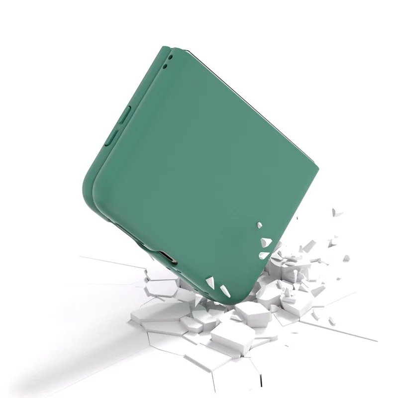 For Huawei Pura X Case Skin-Touch Texture Hard PC Folding Phone Cover - Dark Green