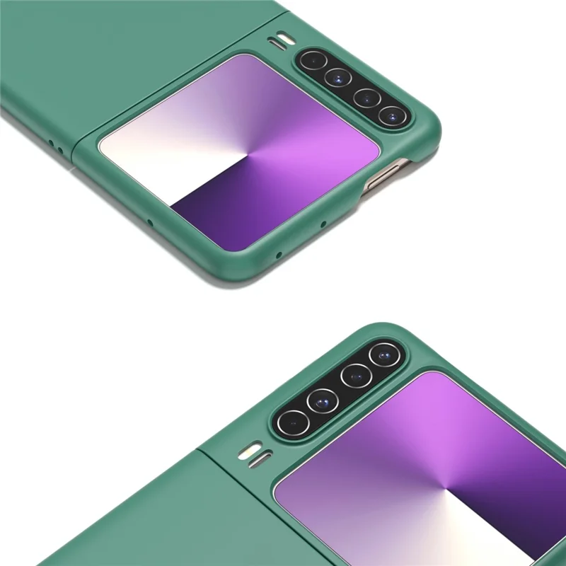 For Huawei Pura X Case Skin-Touch Texture Hard PC Folding Phone Cover - Dark Green