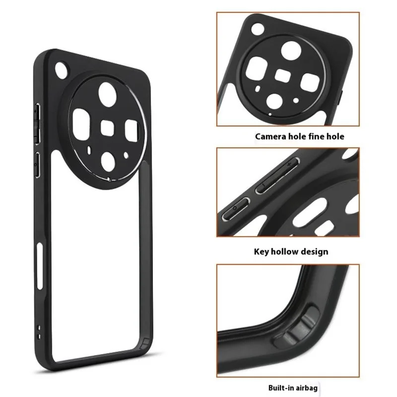 For Oppo Find X8 Ultra 5G Case Shockproof PC + TPU Clear Back Phone Cover