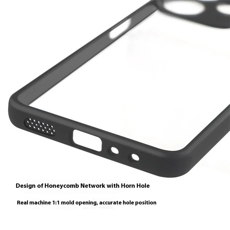 Étui pour vivo Y29s 5G / Y04 4G Antichoc PC + TPU Coque Arrière Transparente