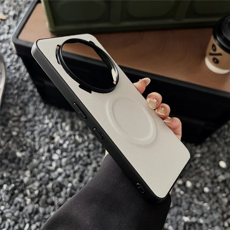 Cover per Nothing Phone (3a) Pro Compatibile con MagSafe in PU + TPU - Verde Chiaro
