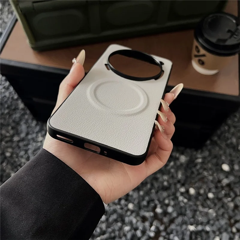 Cover per Nothing Phone (3a) Pro Compatibile con MagSafe in PU + TPU - Verde Chiaro