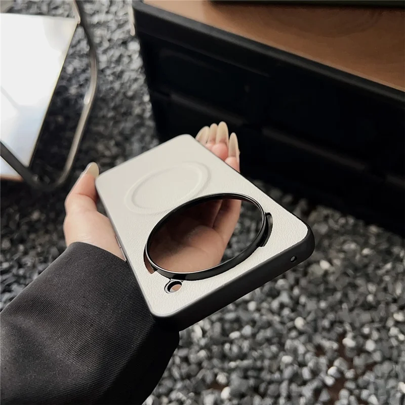 Cover per Nothing Phone (3a) Pro Compatibile con MagSafe in PU + TPU - Verde Chiaro