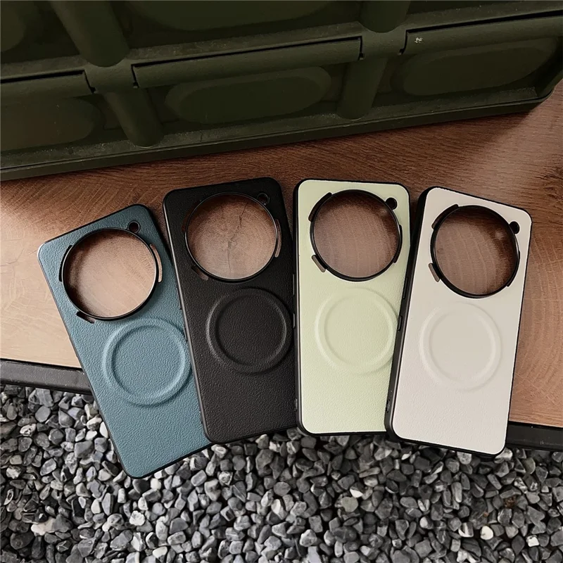 Cover per Nothing Phone (3a) Pro Compatibile con MagSafe in PU + TPU - Verde Chiaro