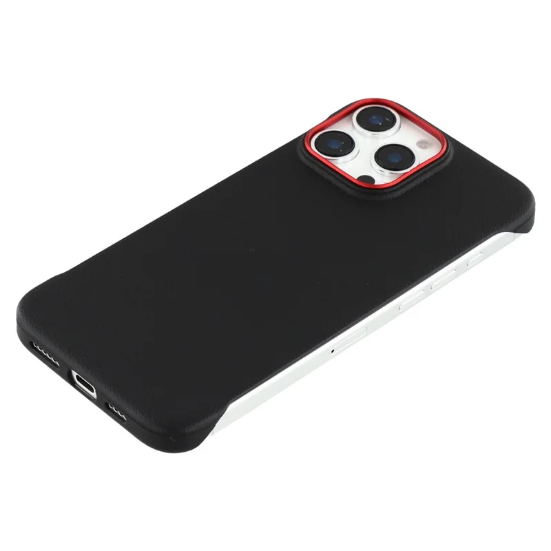 X-LEVEL For iPhone 16 Pro Magnetic Case Boardless PC + Metal Phone Back Cover - Black