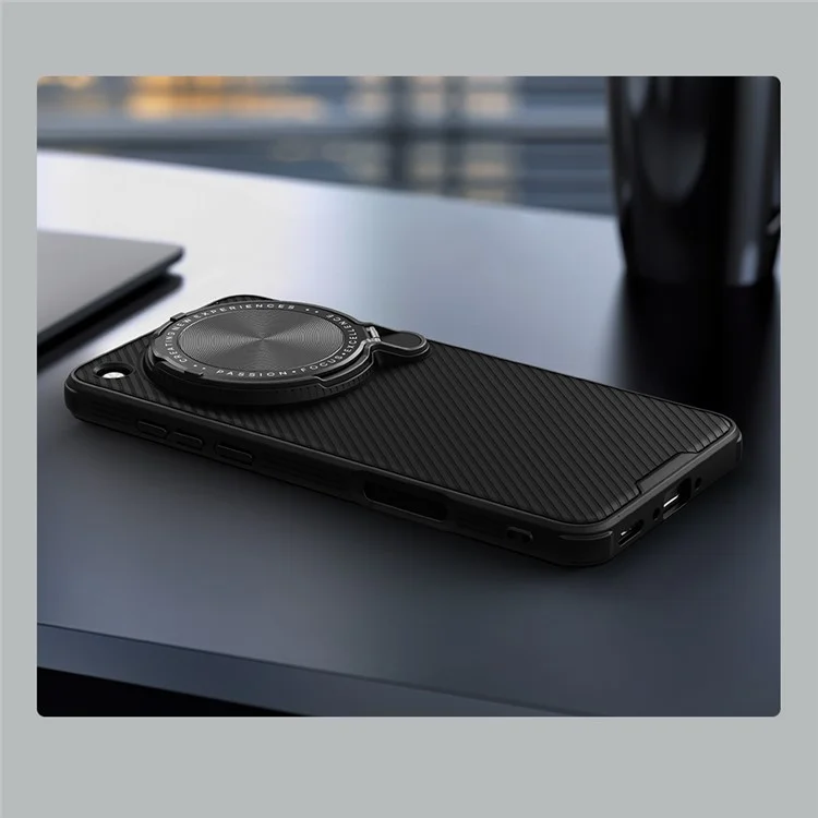 NILLKIN Camshield Prop Magnetic Series for Oppo Find X8 Ultra 5G Case Compatible with MagSafe PC + TPU Phone Cover with Camera Cover - Black