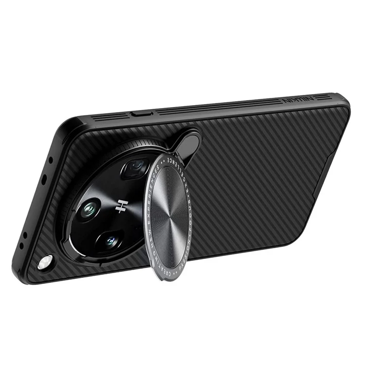 NILLKIN Camshield Prop Magnetic Series for Oppo Find X8 Ultra 5G Case Compatible with MagSafe PC + TPU Phone Cover with Camera Cover - Black