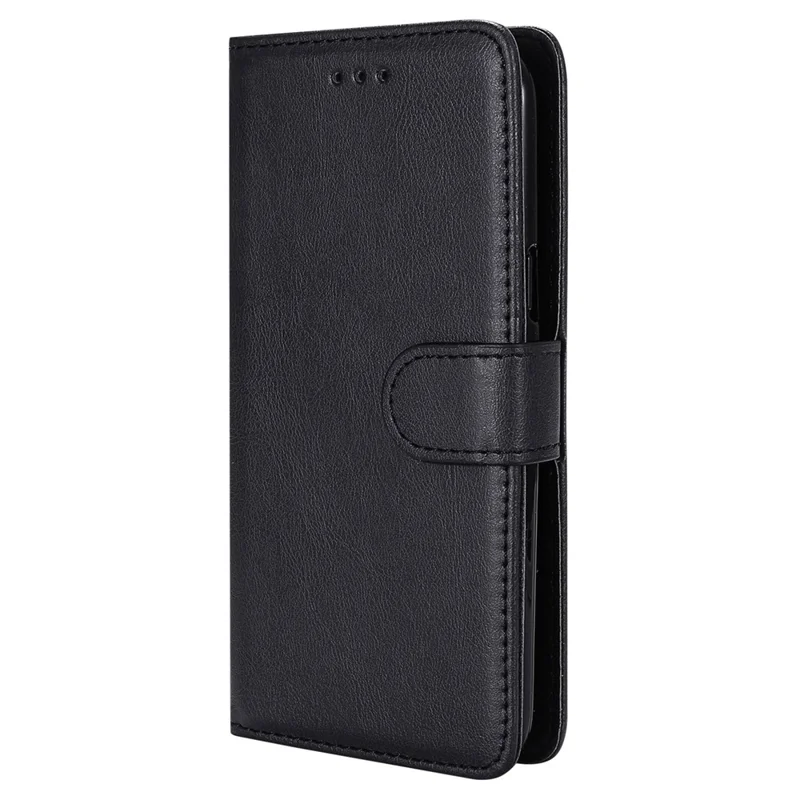 For iPhone 14 Case 2 in 1 Detachable Magnetic Leather Wallet Mobile Cover with Strap - Black