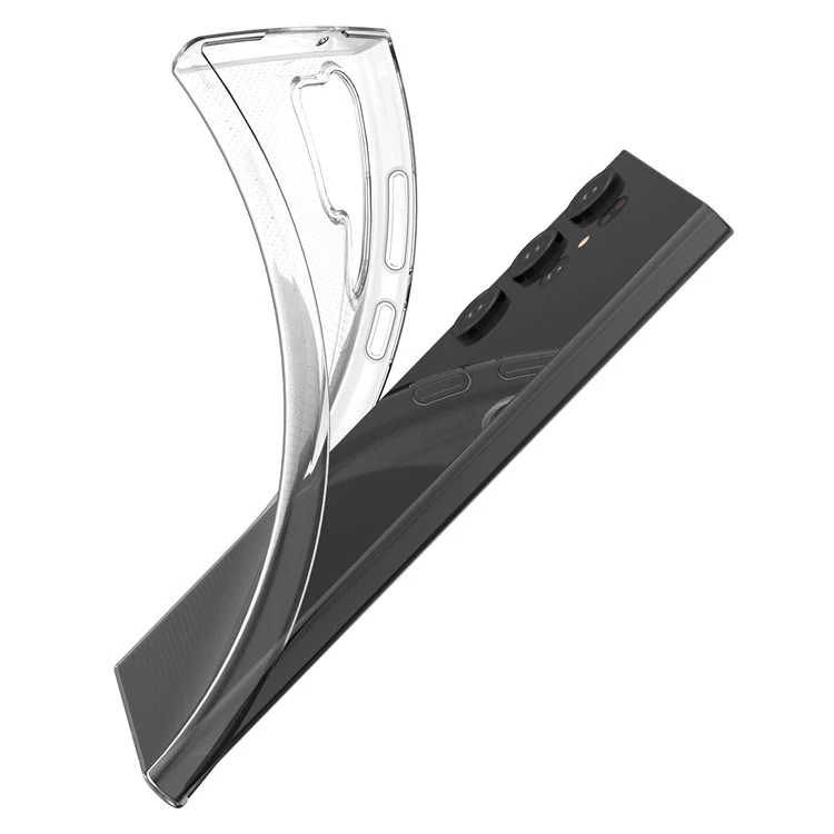 For Samsung Galaxy S23 Ultra Slim Anti-Scratch Soft TPU Cell Phone Case Super Clear Mobile Phone Cover