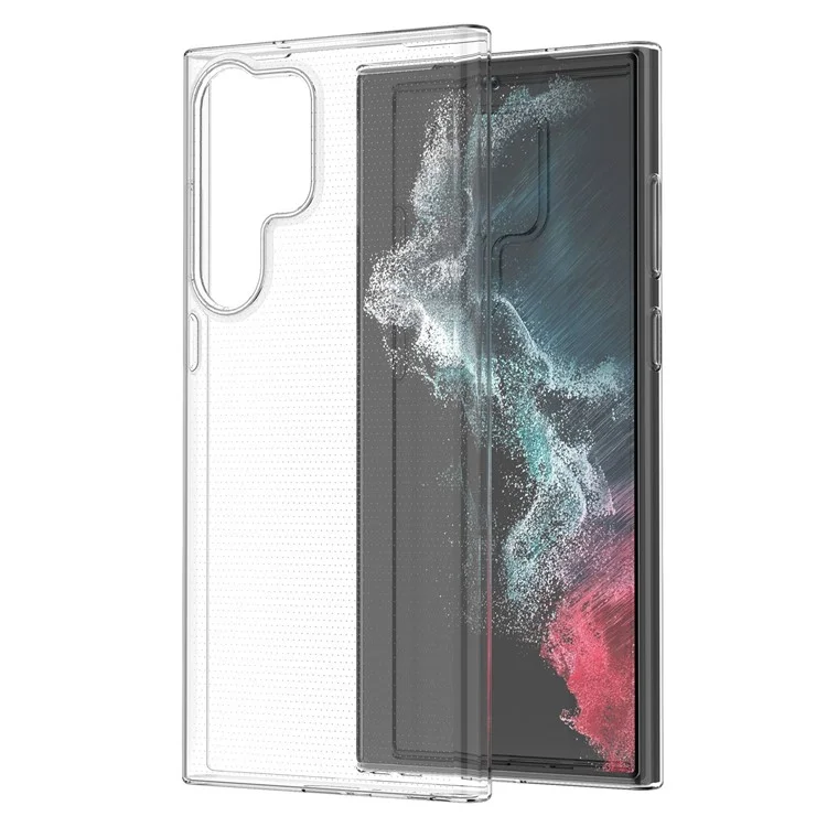 For Samsung Galaxy S23 Ultra Slim Anti-Scratch Soft TPU Cell Phone Case Super Clear Mobile Phone Cover